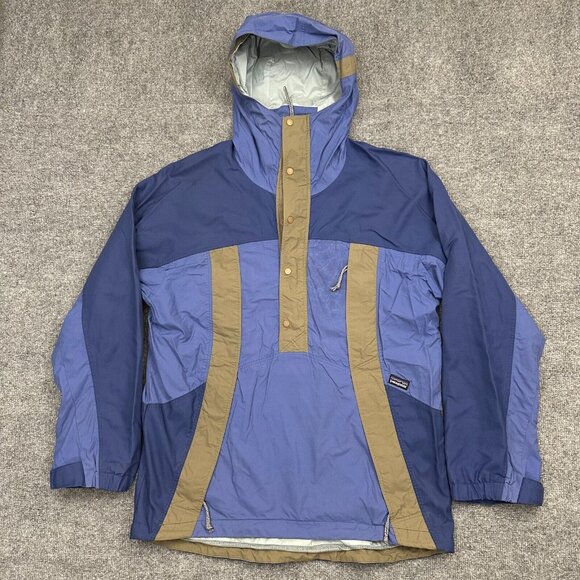 Patagonia Back Bowl Anorak Jacket Mens Small Blue Ski Snowboard Vintage 90s